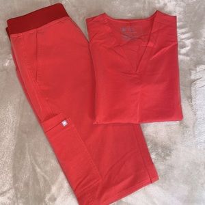 Figs Limited Edition- Coral set